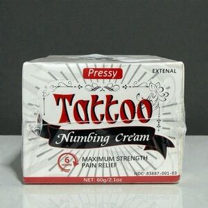 Tattoo Numbing Cream 6 Hours Pain‎ Relief Waxing, Piercing, & Micro-Needling 60g